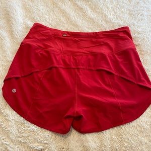 Lululemon Speed Up High Rise Lined short 4” Like new